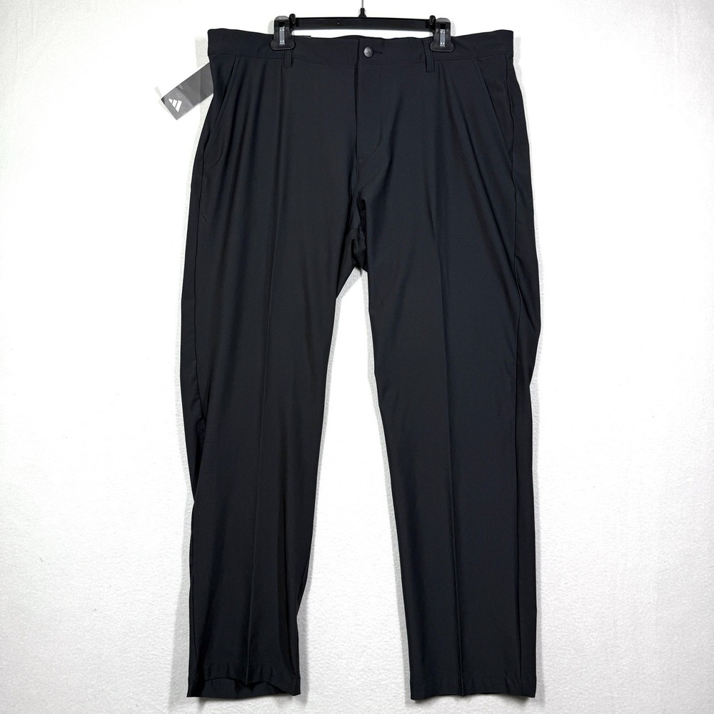 adidas Golf Pants Mens 38x32 Ultimate365 Standard Fit Straight Leg Black NWT